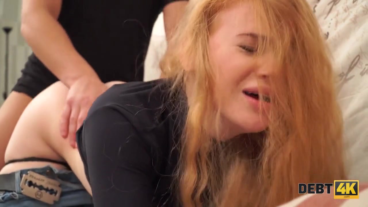 DEBT4k. Poor waitress should close her debts having passionate sex