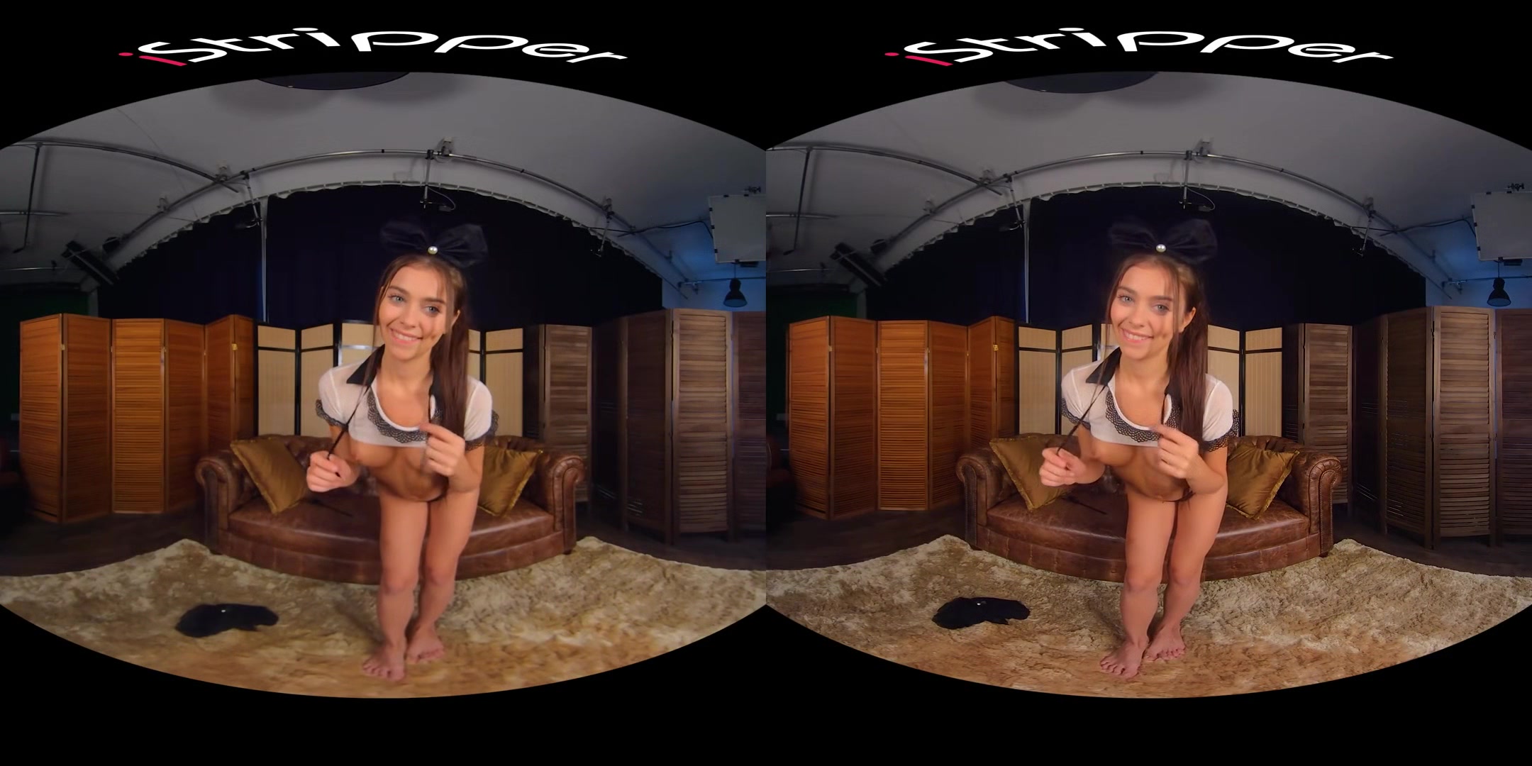 Alissa Foxy - VR Striptease and Solo Masturbation