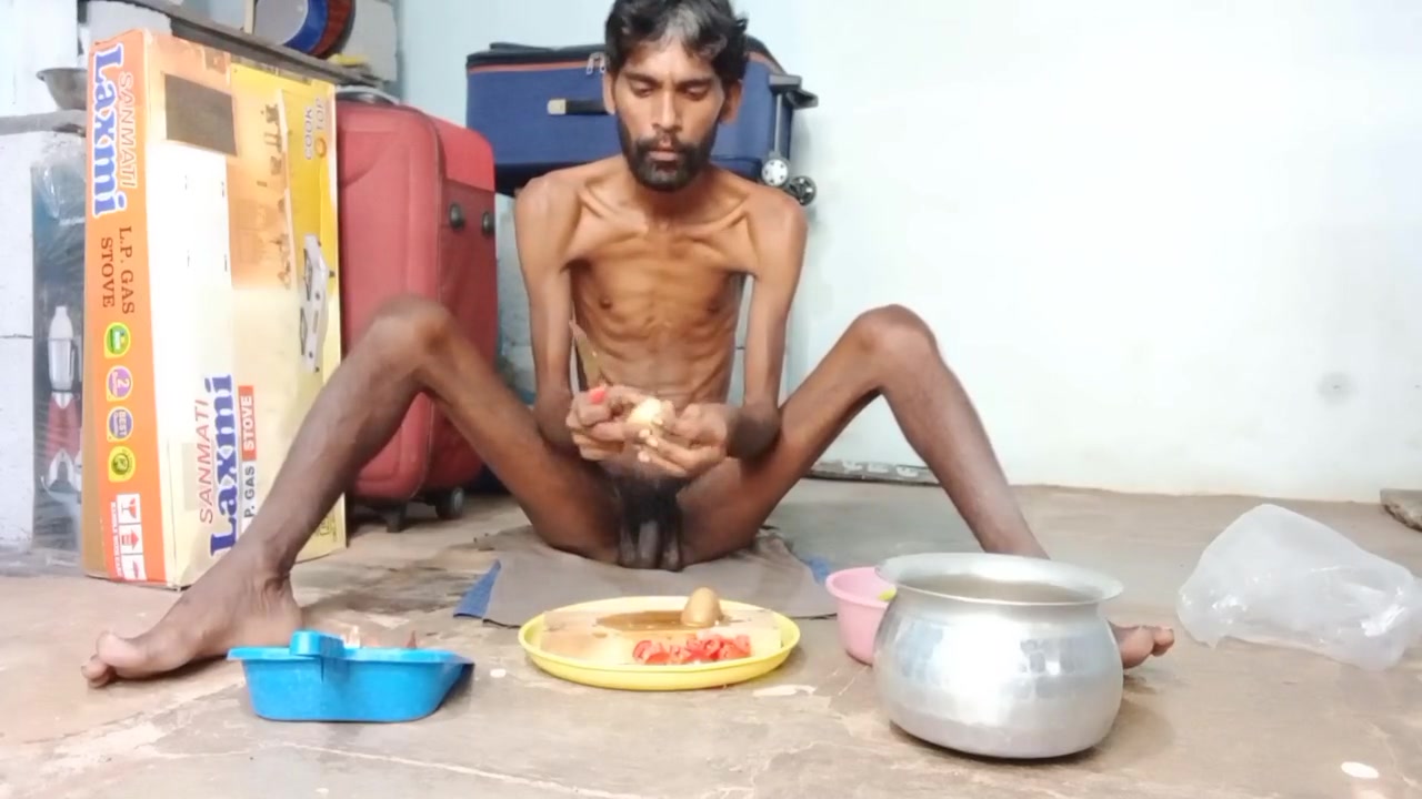 Hot Boy Rajeshplayboy993 Cooking Aalu Curry 1