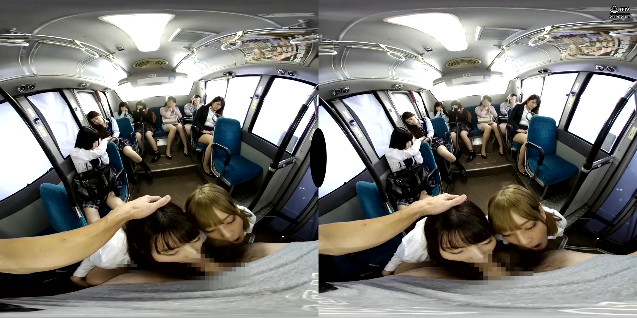 Yui Hatano & Mikako Abe in Yui Hatano and Mikako Abe Stop the Time on a Bus VR 2 - PetersMAX