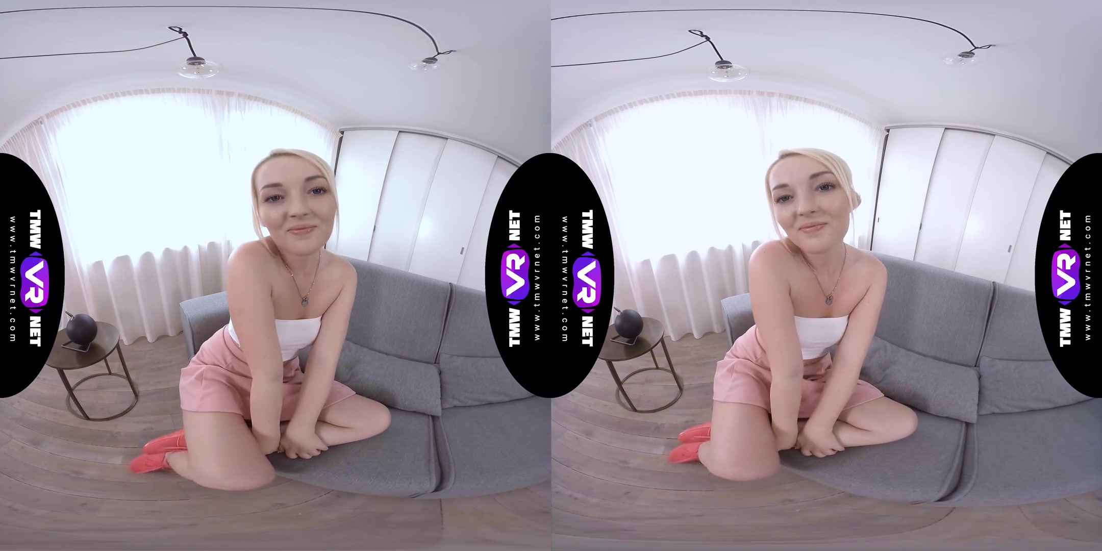 Lonely, Bored But Satisfied - Petite Porn Star Solo Masturbating on the Couch