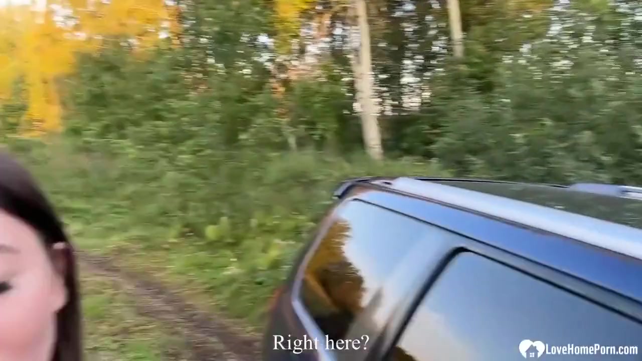 Hottie Dicked Outdoors