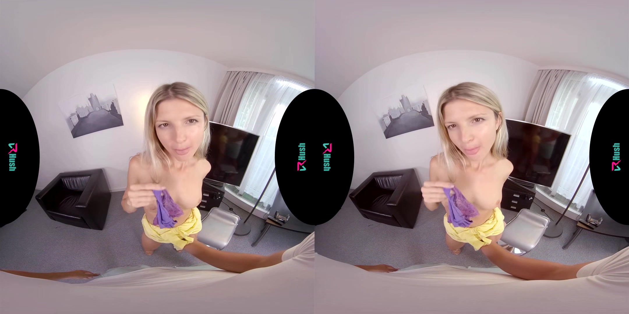 Stop Playing Games And Play With Me!; Girlfriend Video Games Distraction Attention Blonde Petite Blowjob Cowgirl Missionary Cumshot On Face