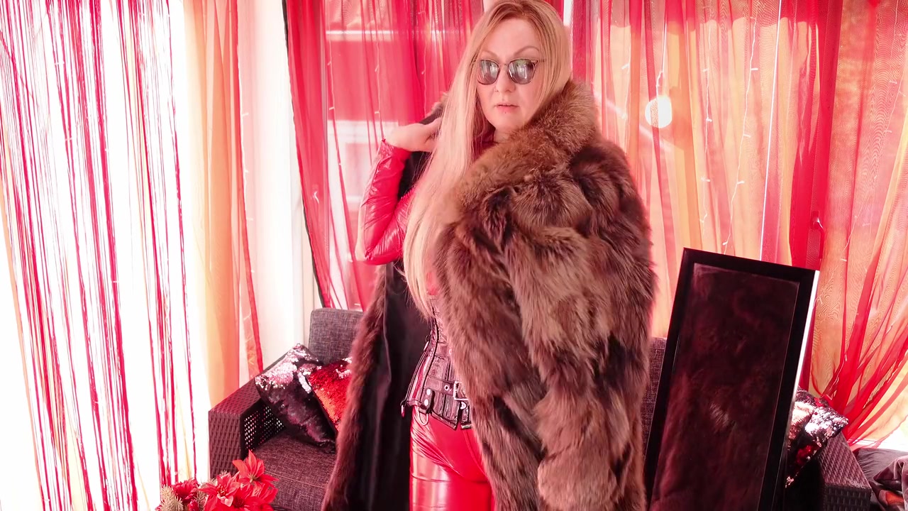 Try On Haul: Natural Long Fur Coat! And Pvc Catsuit With Arya Grander