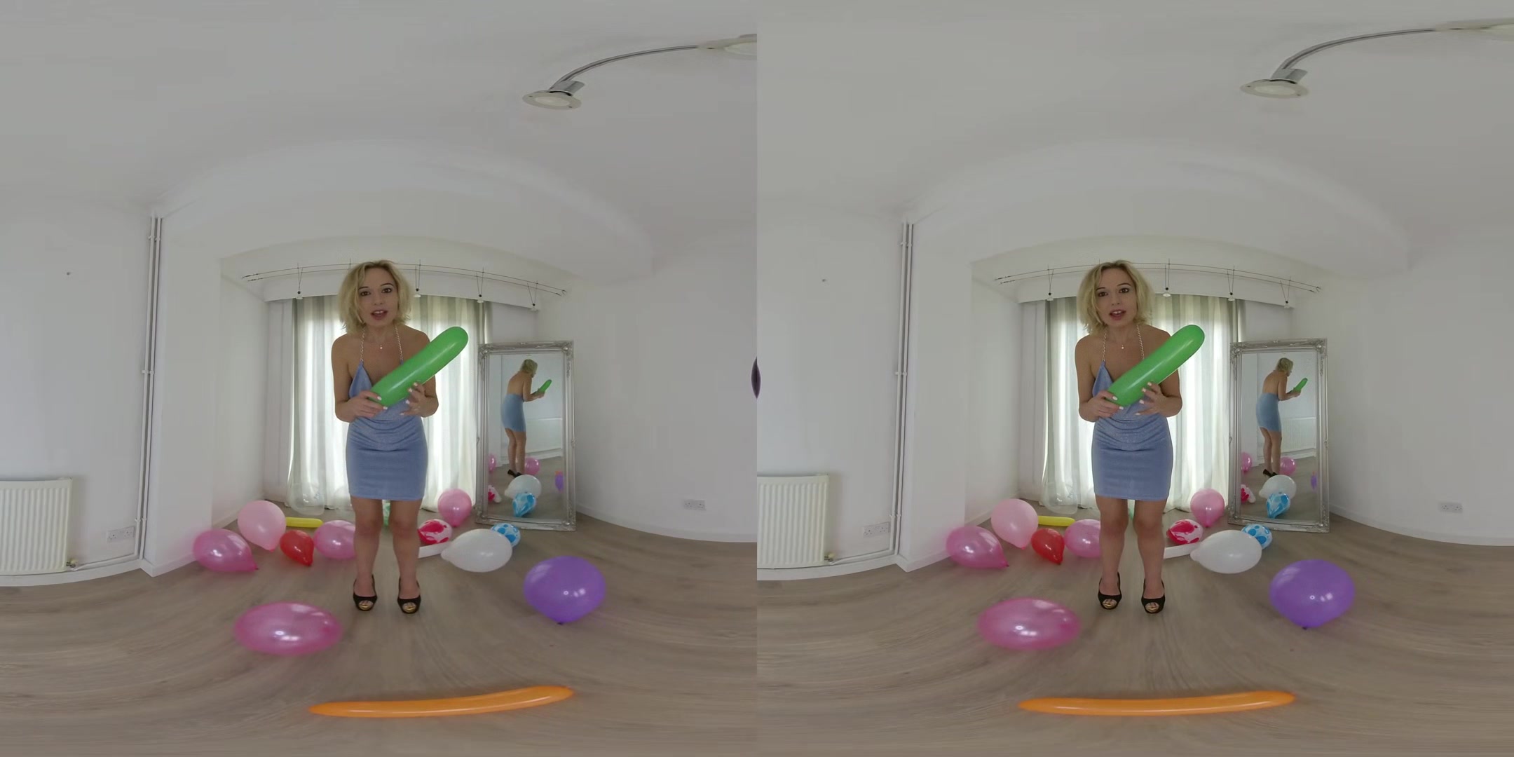 Balloon Popping with B2P - Hot Amateur Blonde Epiphany Jones