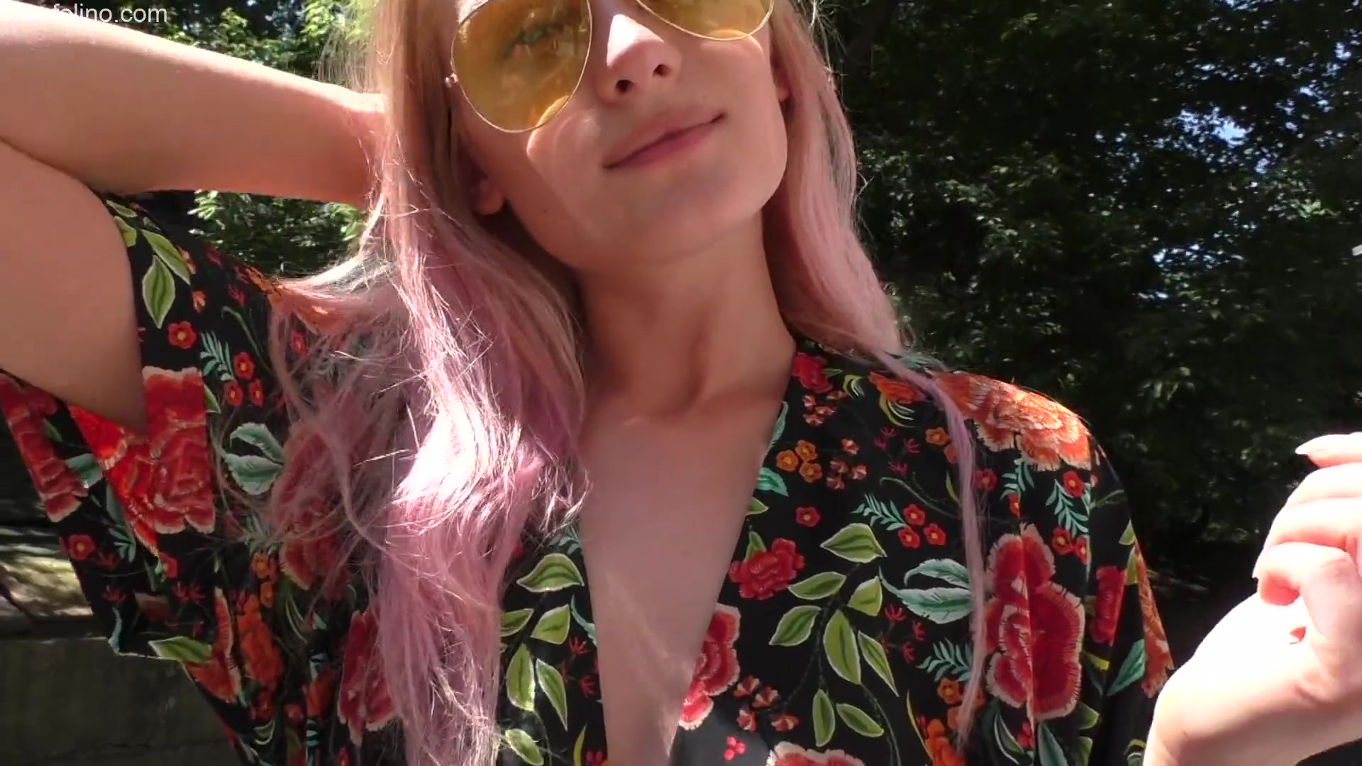 Fashion Model Nude Under Her Summerdress - Stefolino