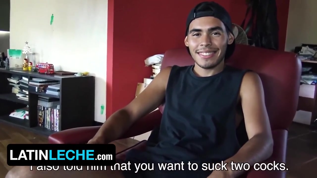 Horny Latino Twink Bruno Wants To Taste New Dicks And Swallows Two At Once