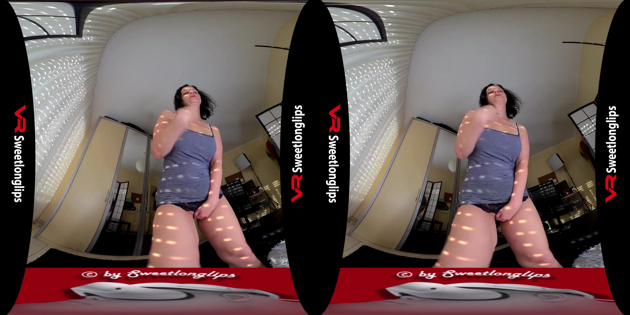 Facesitting Mit Angedickter (Gepumpter) Pussy - Amateur German Solo