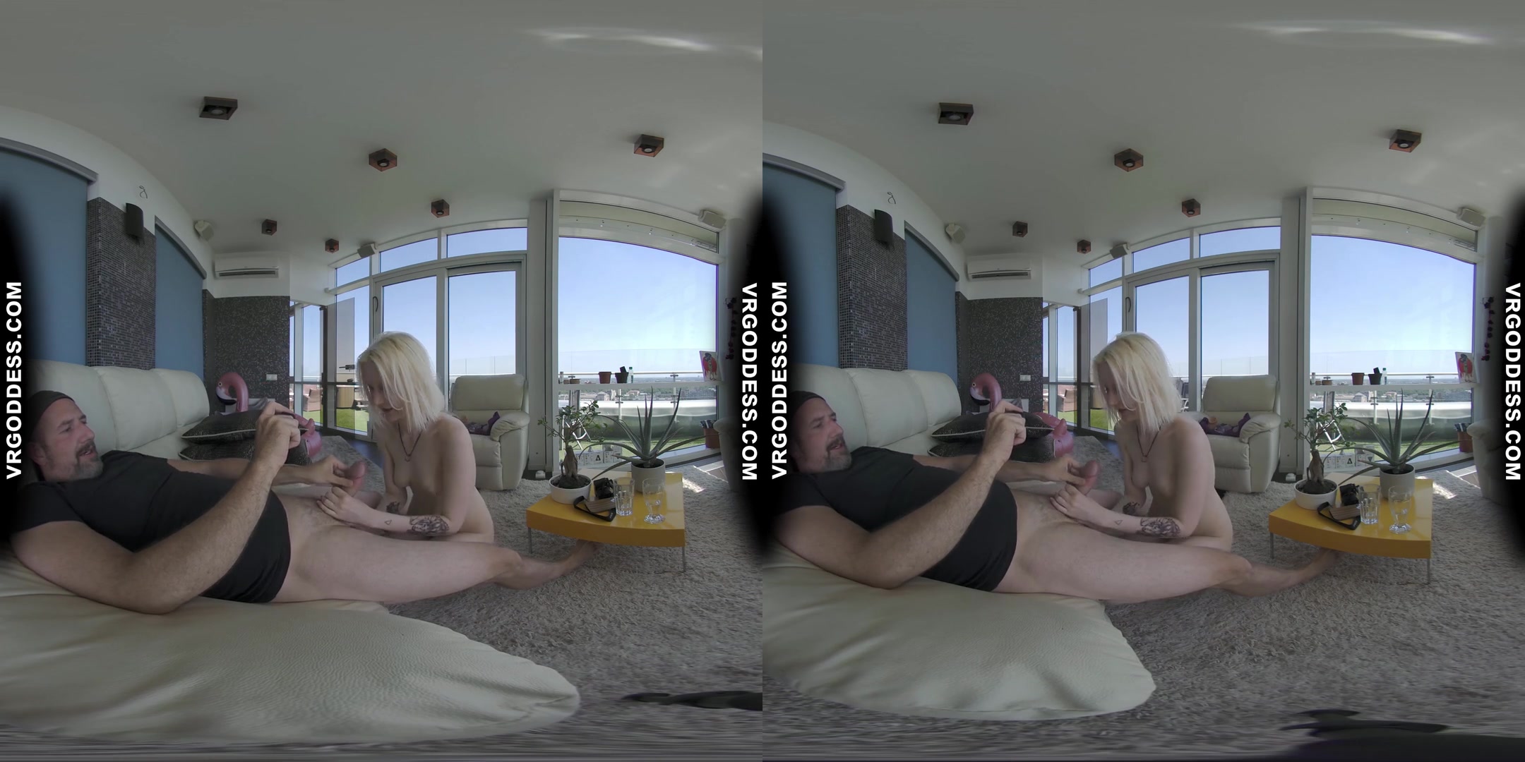 Skinny Pale Ingrida Giving Me Risky Public Rooftop Blowjob Getting Caught Letting Me Cum On Her Tits