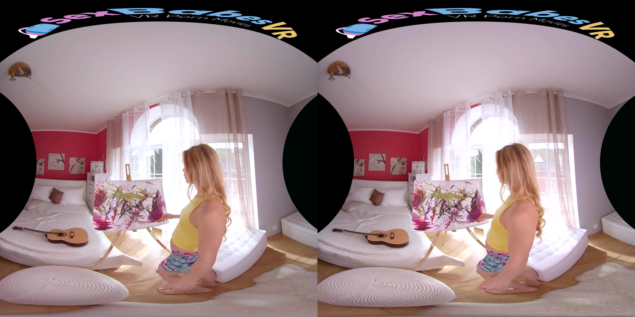 Sexy Guitar Solo - Blonde Babe Virtual Girlfriend Experience
