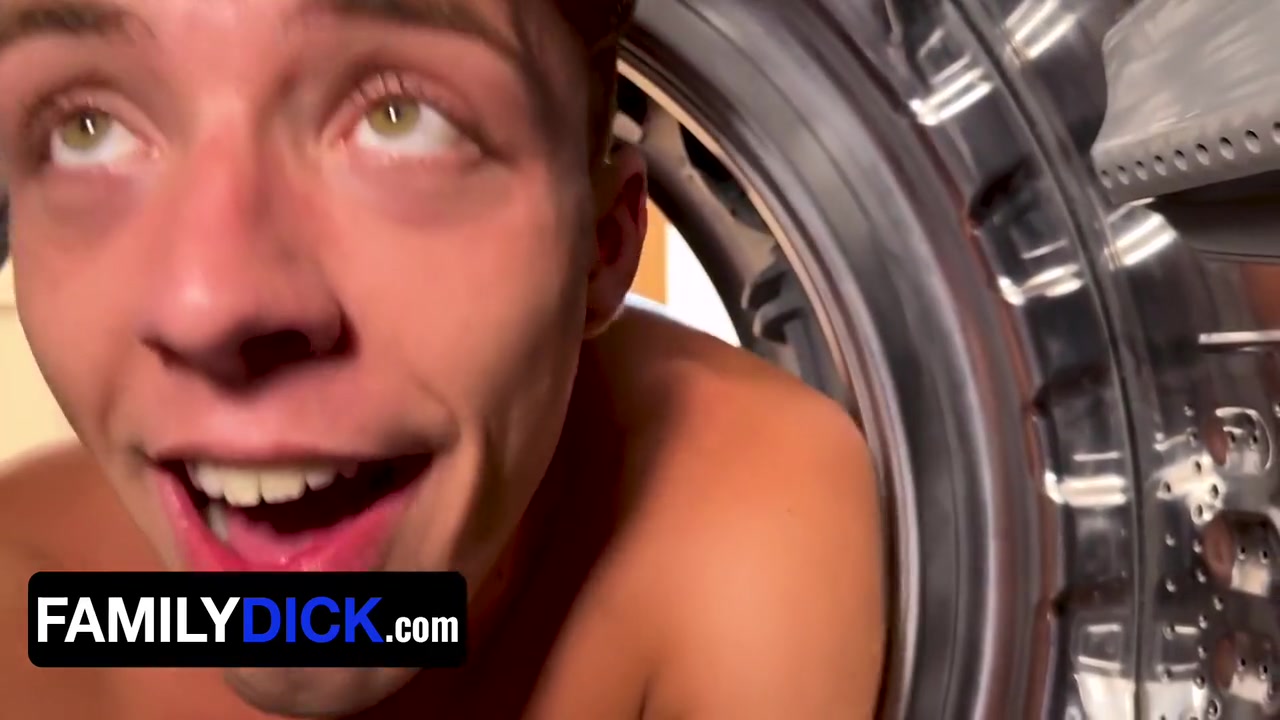 Stepdad - Stuck In The Washing Machine And Fucked By My Dirty