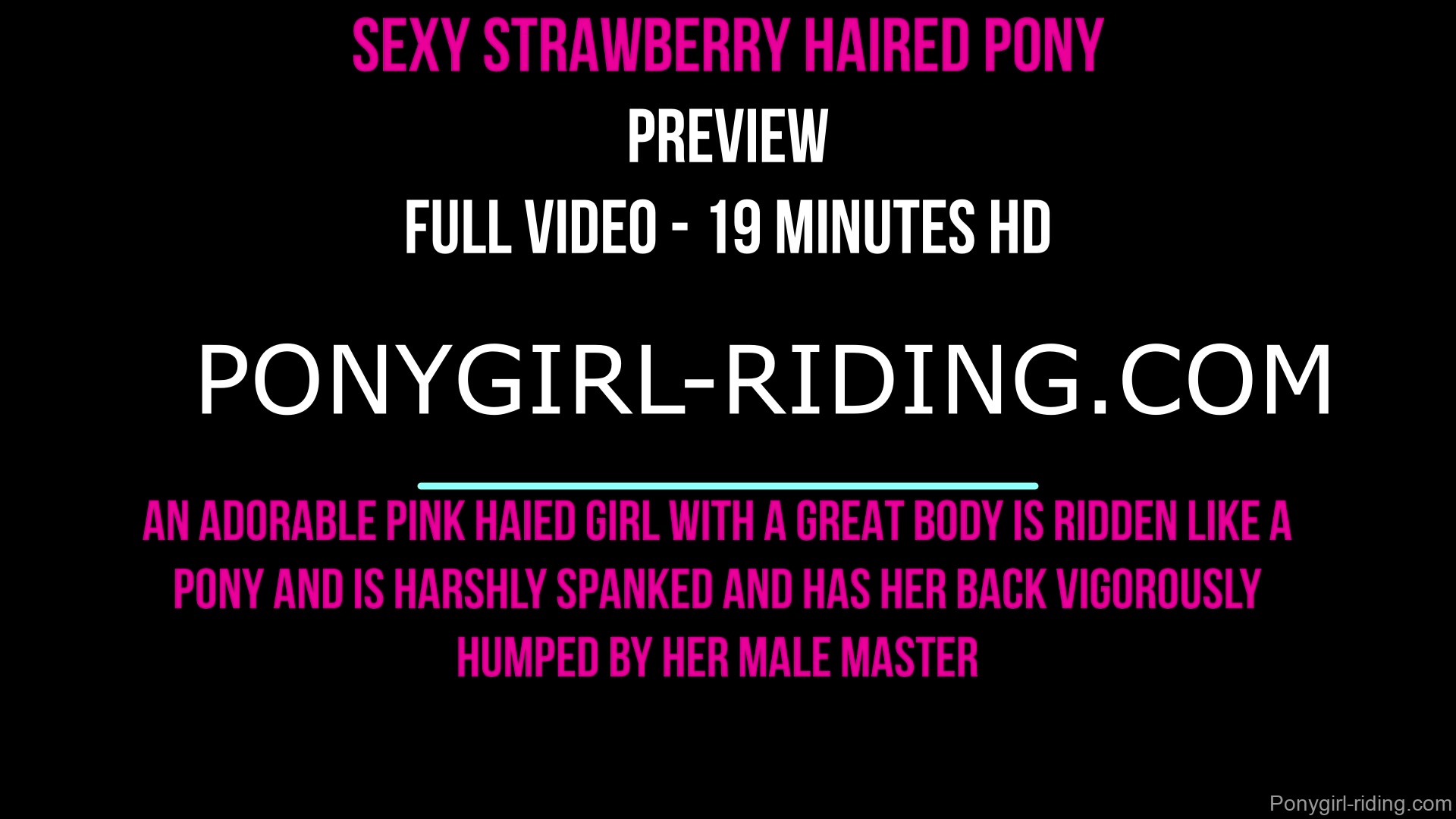 Adorable Pink Haired Pony - Sex Movies Featuring Edward Black