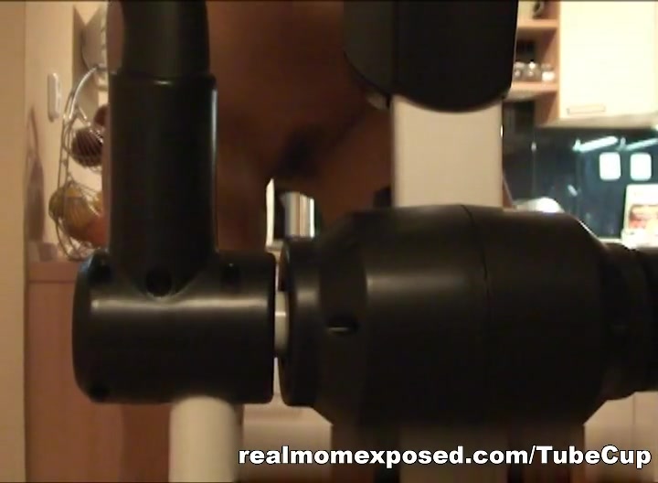 Blonde Step mom Eddie works out in the nude