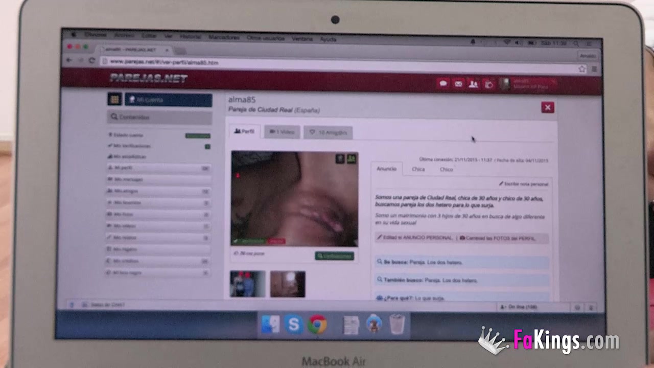 After 11 years married, they decide to film porn