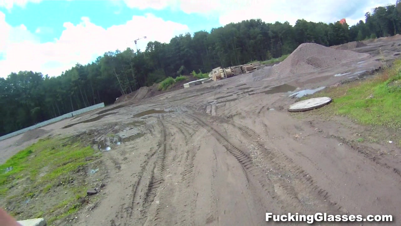 Fucking Glasses - Emma - Fucked on a construction site