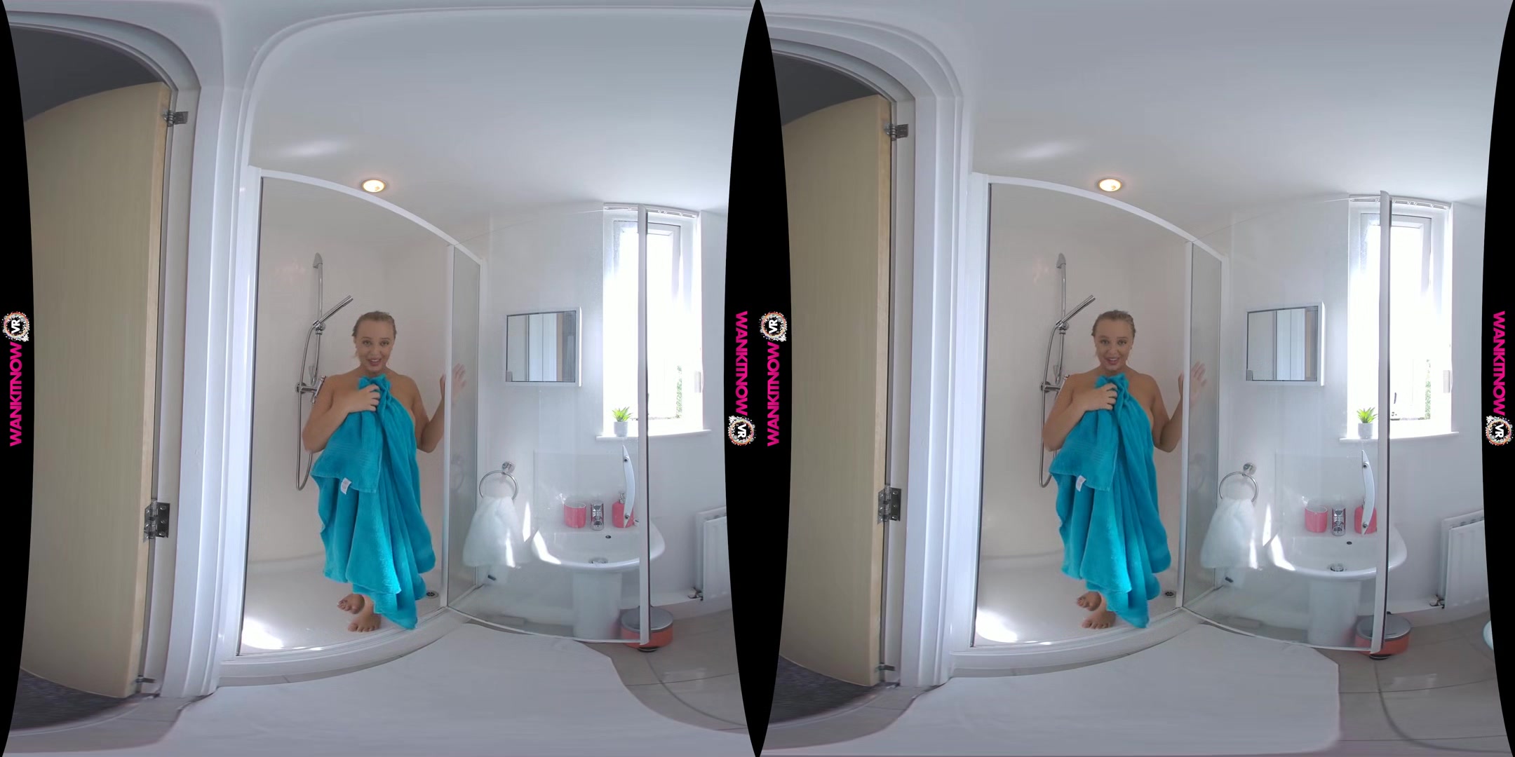 Soapy & Slippery - Busty Beth Getting out the Shower Solo