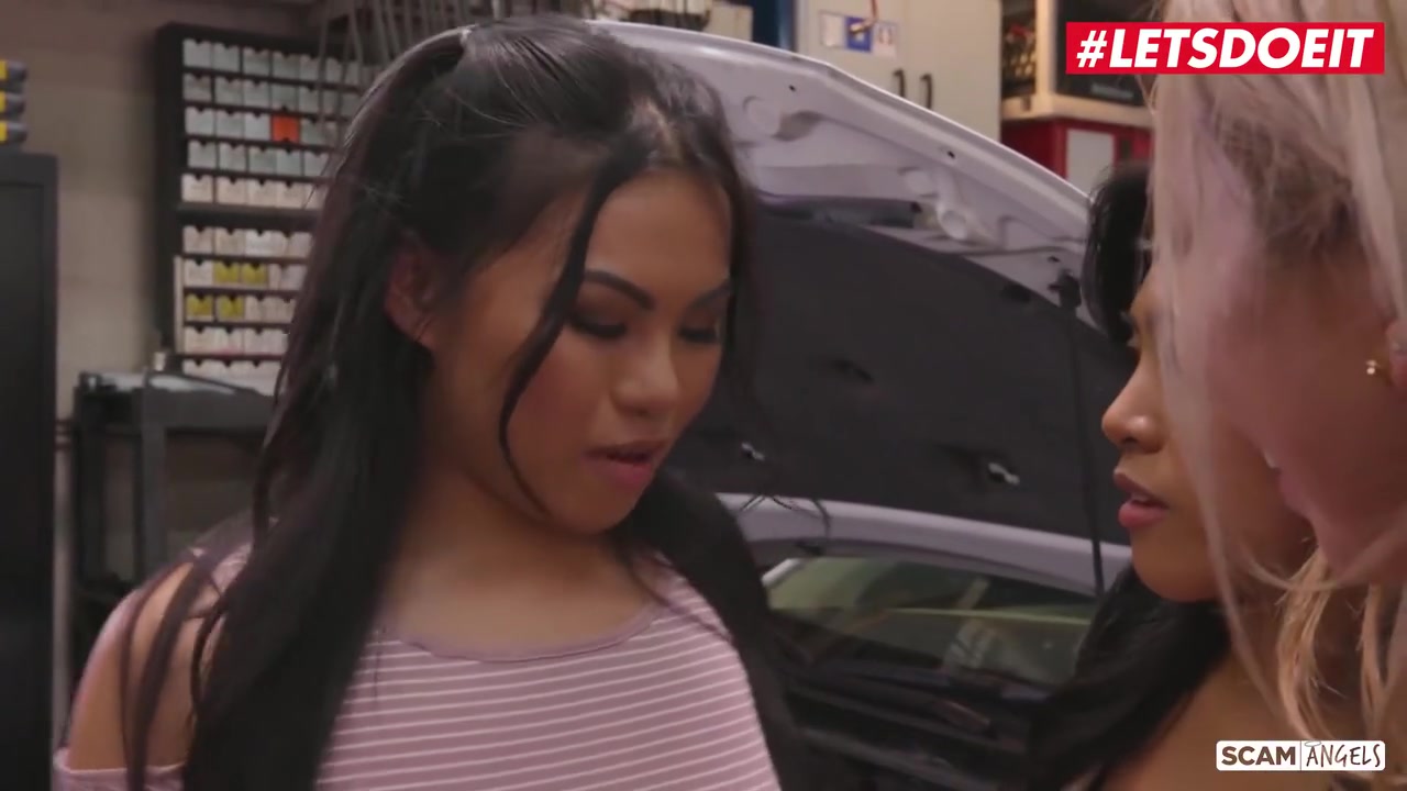 Kat Dior And Cindy Starfall In Two Hot Sluts And Fuck The Mechanic