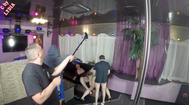Making Of - Threesome In Village Disco