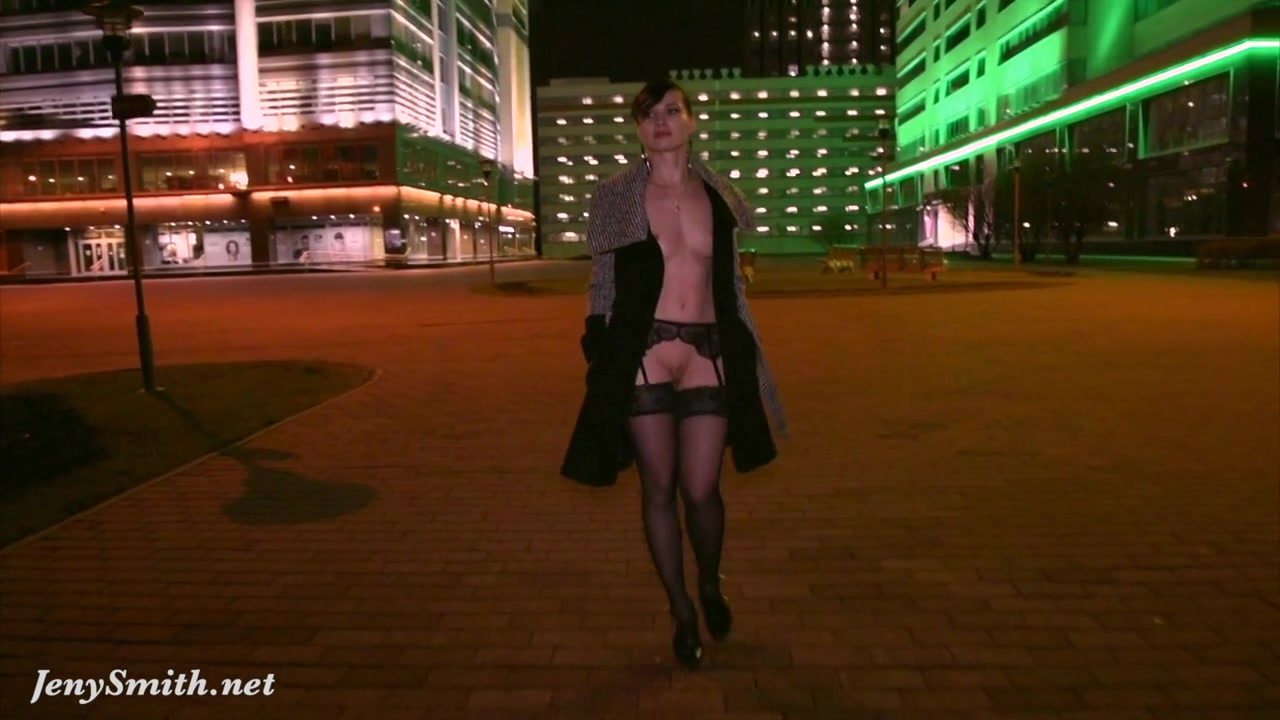 Stockings flashing in spring by Jeny Smith