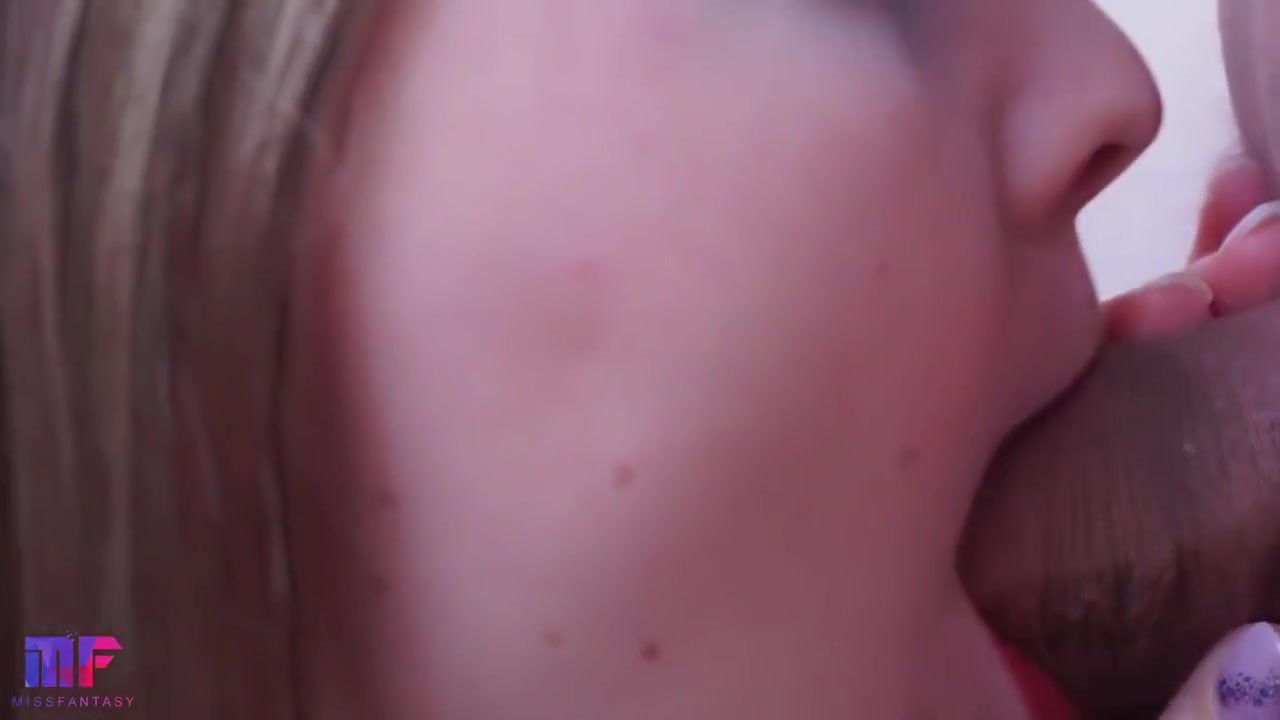 Blowjob Close-up. Pulsating Dick. Oral Creampie