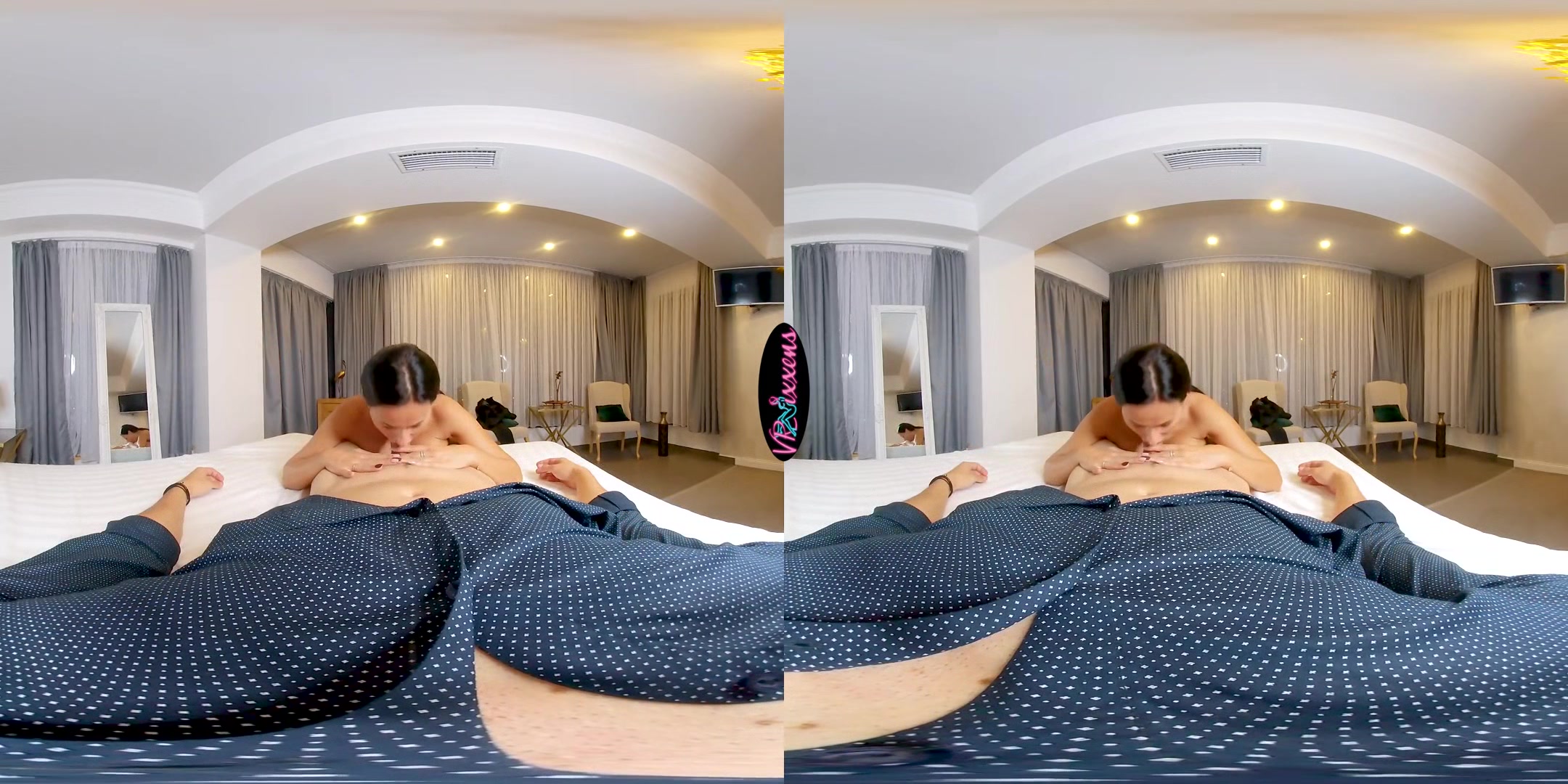 Sucked Off By Dirty Talking Bitch - Big Tits Pornstar Virtual Reality Blowjob Cum in Mouth
