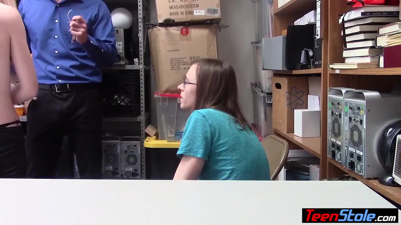 Blonde teen 18+ Thief Fucked By A Officer Next To Her Stepbro With Emma Starletto