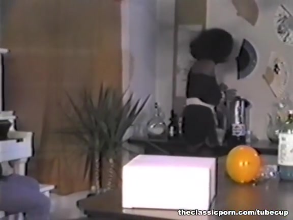 Small tittted ebony seduces man