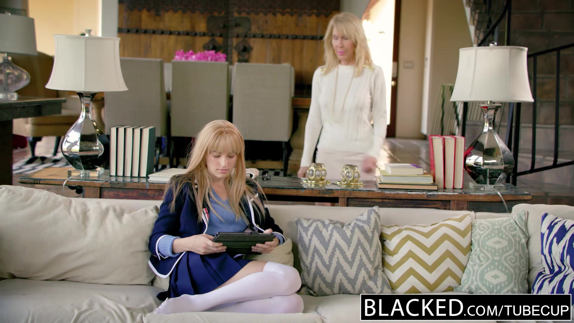 BLACKED First Interracial For Rich Girl Riley Nixon