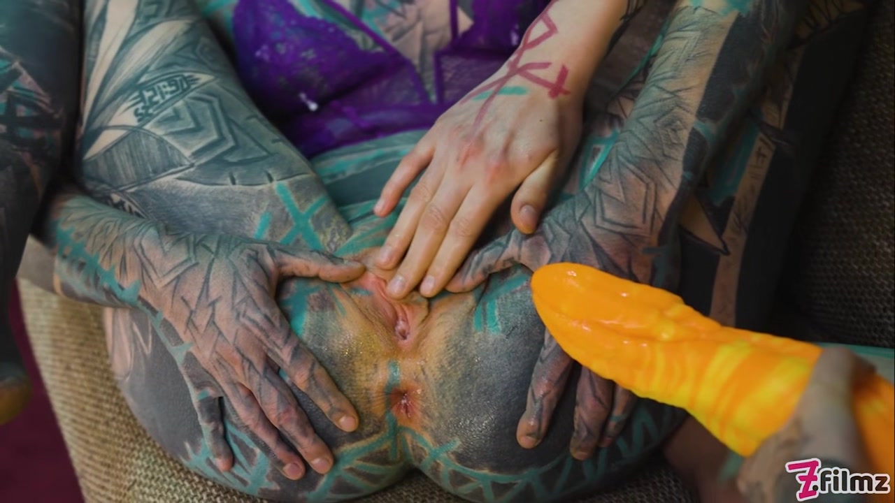 2 Heavy Tattoo Girls Get Ass Fucked By A Big Dick - ZFilmzOriginals