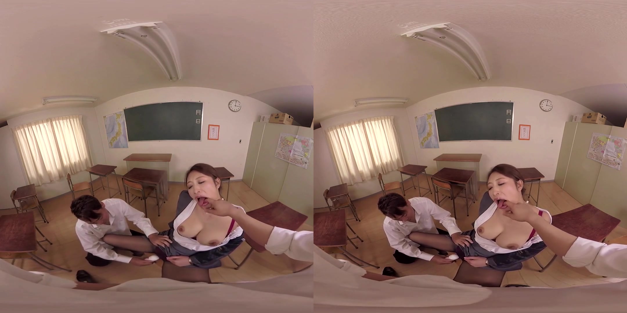 Reiko Kobayakawa in Reiko Kobayakawa My Extra Lewd Teacher 1 - WAAPVR