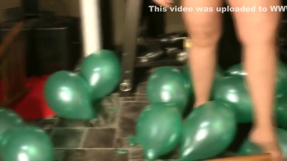 Anna Devot - Brown Stockings And Green Balloons