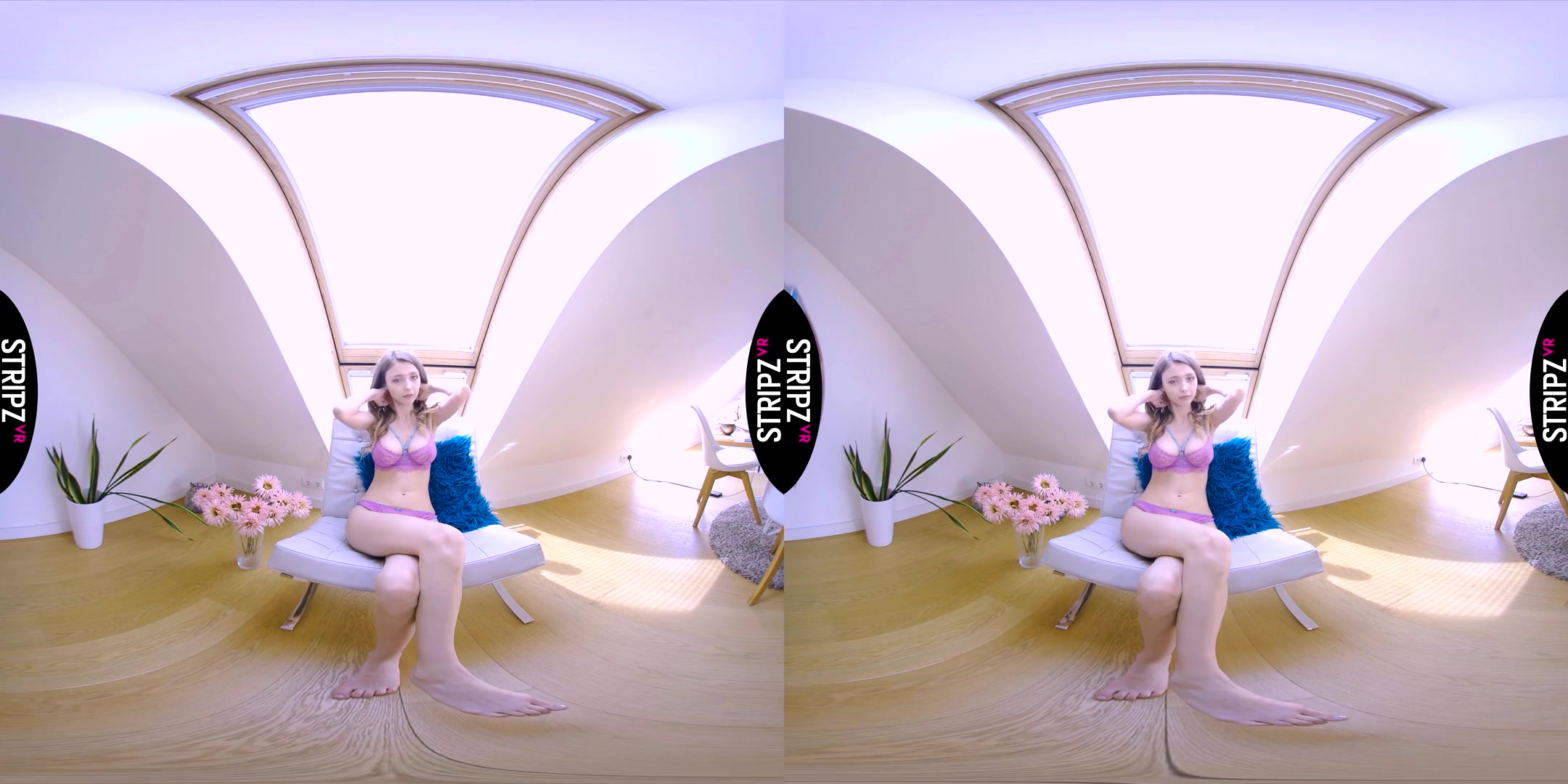 Mila Azul in Girl Flower - StripzVR