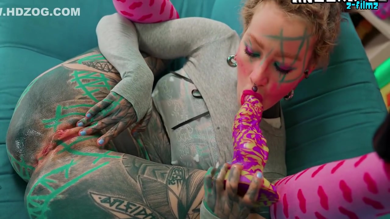 Anal Solo For Skinny Tattoo Girl Dildos And Fuck Her Tiny Asshole