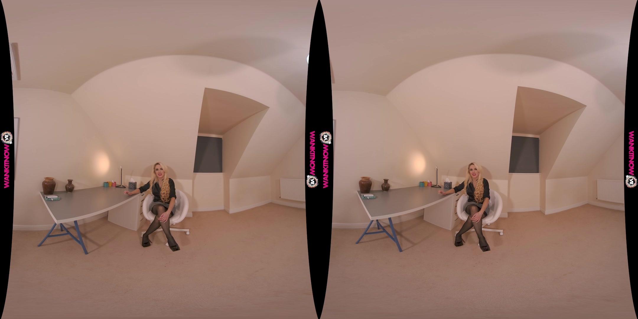 Wank Distraction featuring Ashley Jay - WankitNowVR