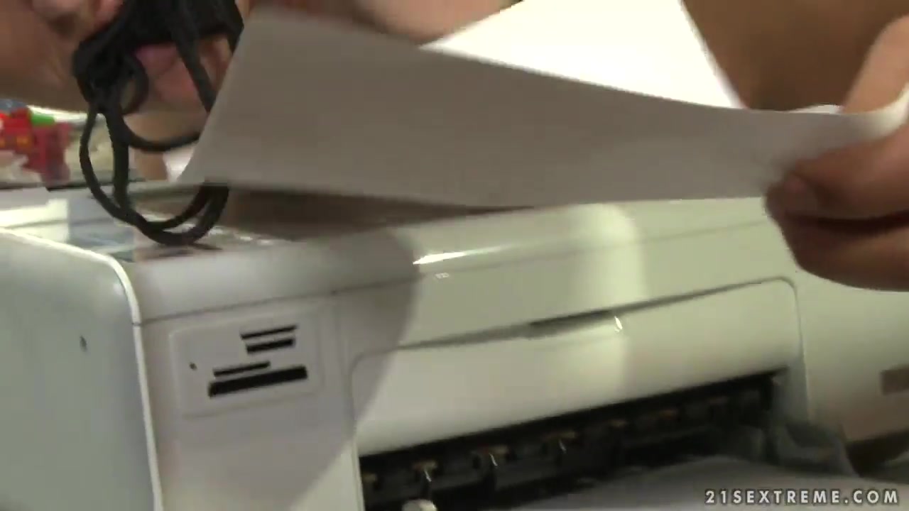 Andy Brown gets penetrated and humiliated in her office