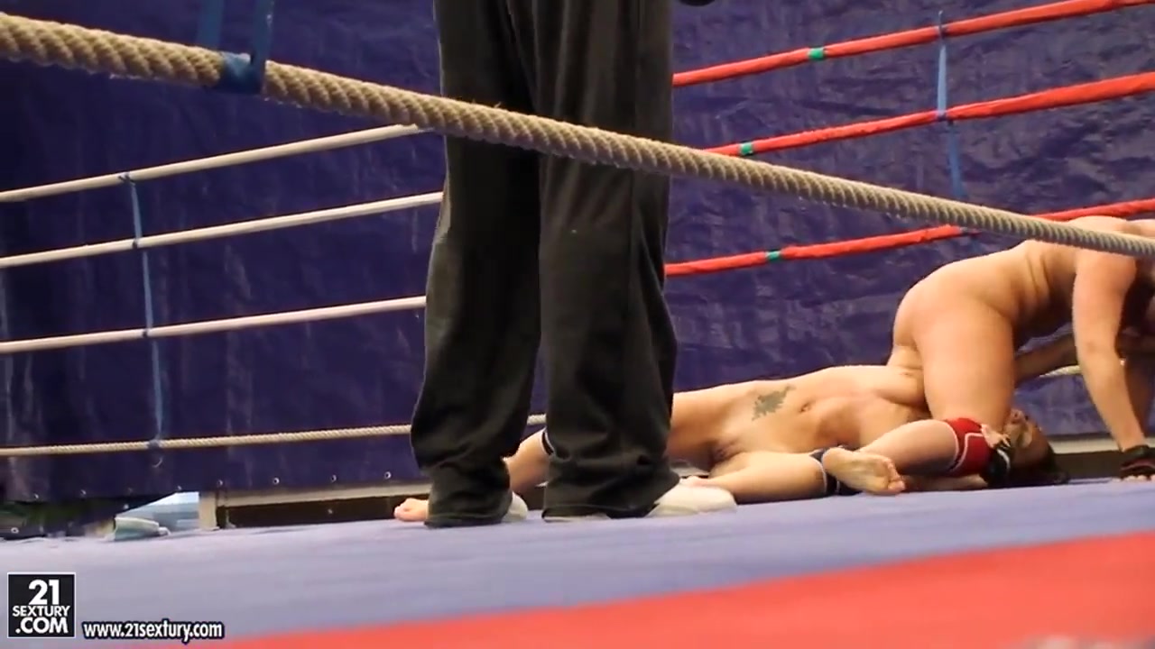 Watch lesbian wrestling between two cuties
