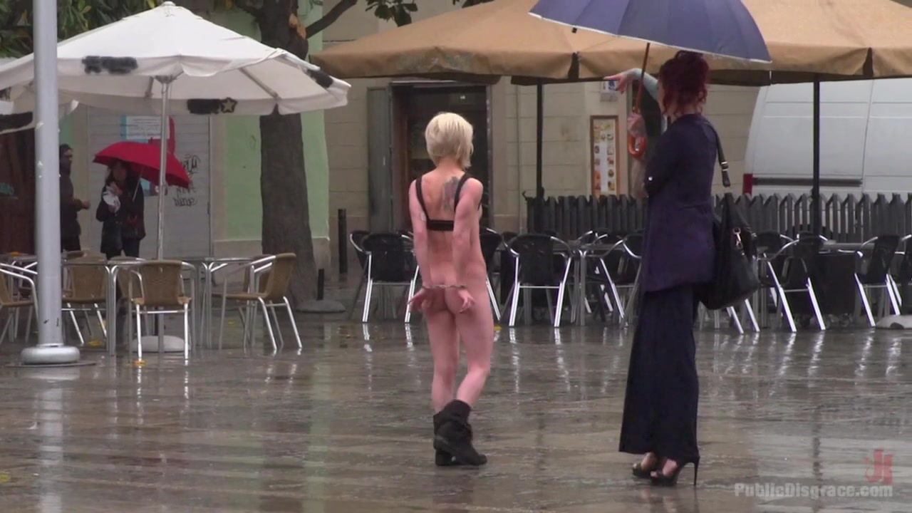 Eager Bitch Spanked And Flogged In The Rain - 1 - PublicDisgrace