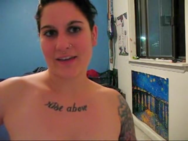 This is how short-haired slut entered to the world of porn
