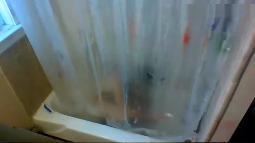 Cute Blond Plays In The Shower