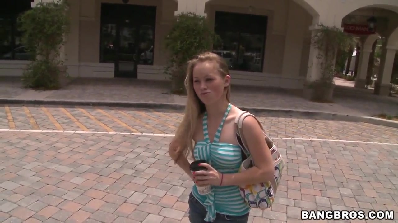 Long haired young babe Madison Chandler gets in our defiant bus for a ride