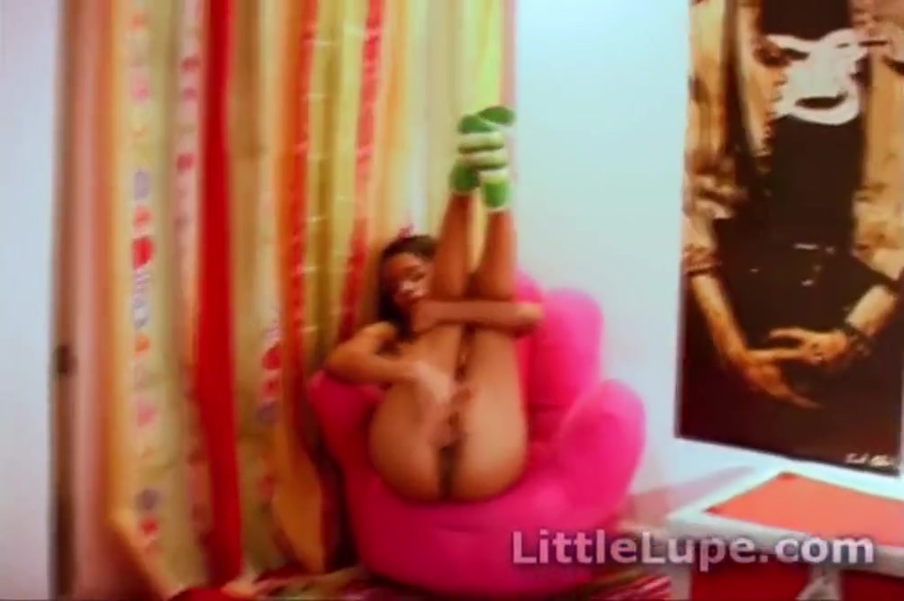 Little Lupe - Hot Brunette Show Rubbing Her Pussy