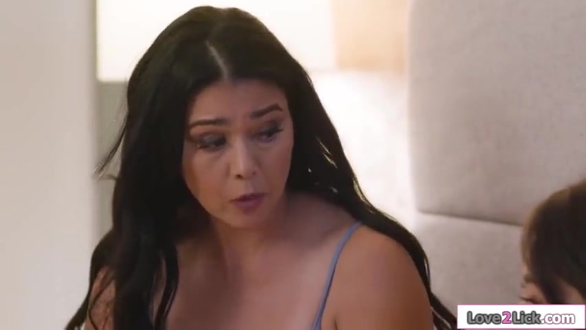 Busty Stepdaughter Facesit Asian Stepmom