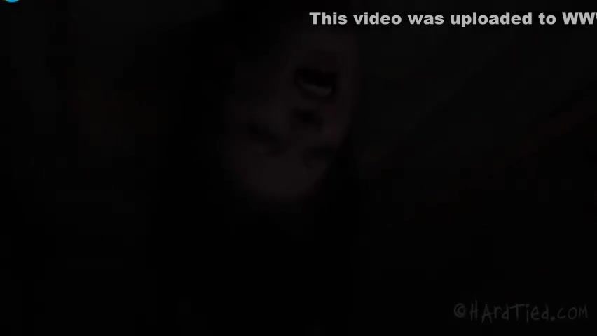 Wanton Brunette Whore Screams Getting Her Head Stuck