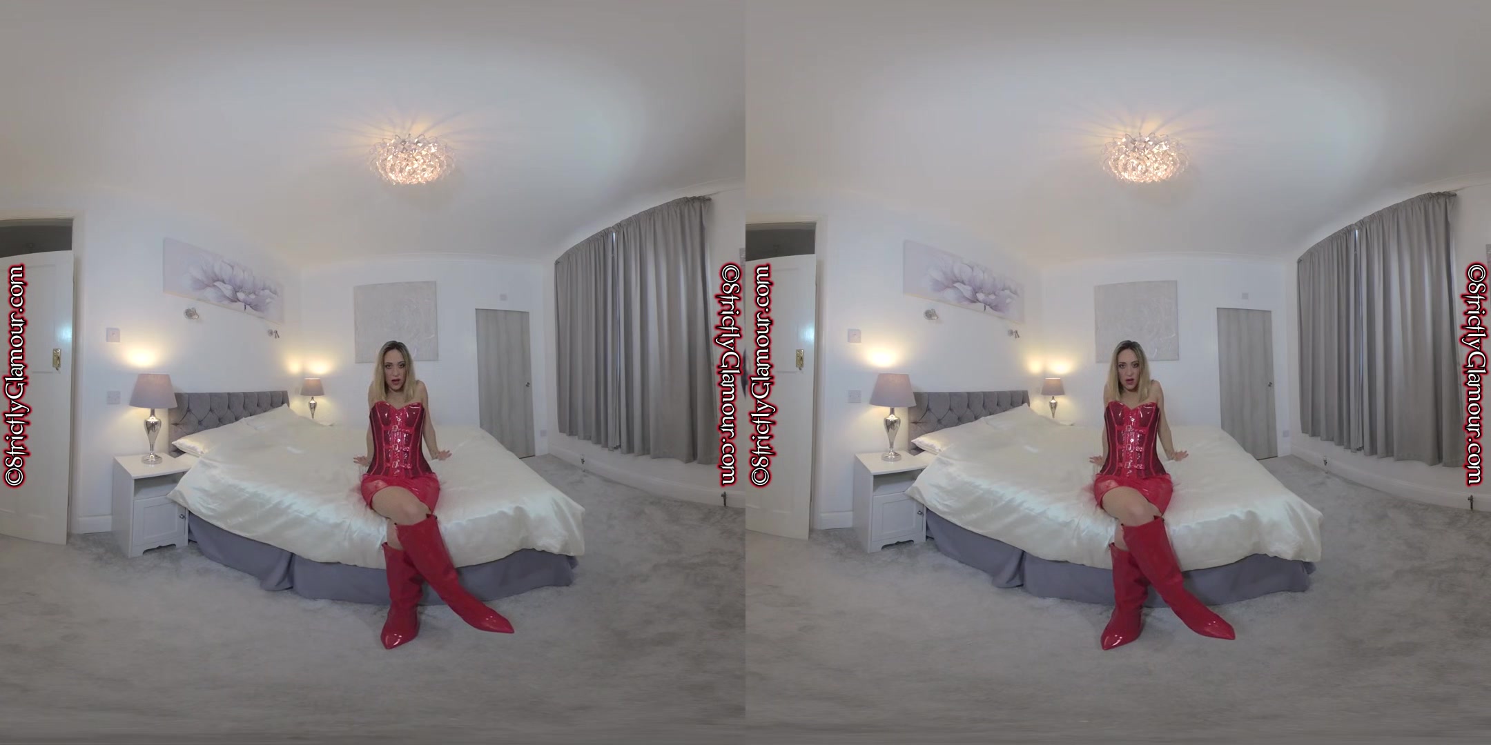Losers Humiliation - Blonde Lingerie Leather Femdom Sexy