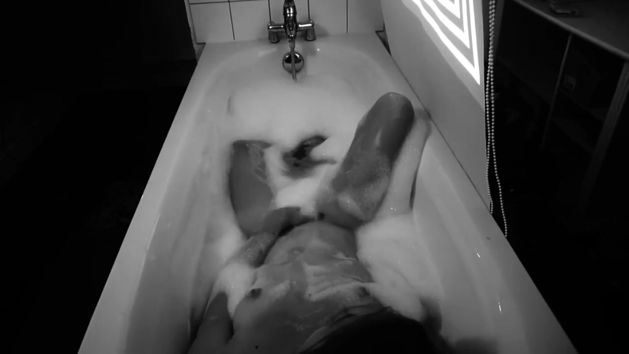 My Step sister-in-law Taking Her Quiet Bath!