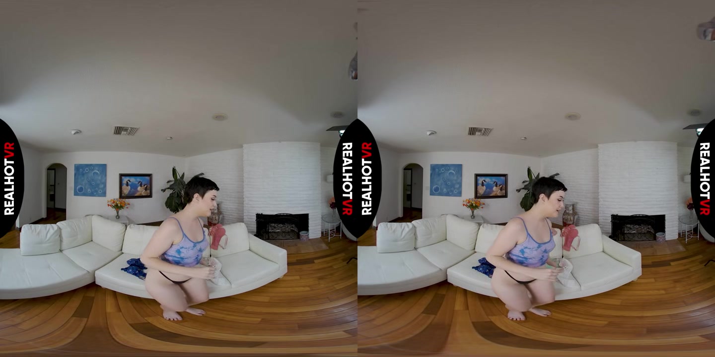 Cum On My Perky Natural Tits While I Try On Sexy Lace Bras & Panties Sets - RealHotVR