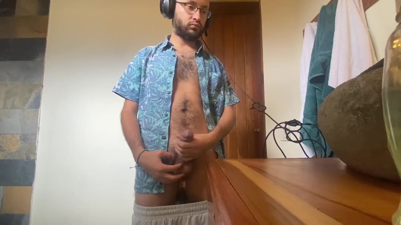 Watching And Masturbating In Airbnb