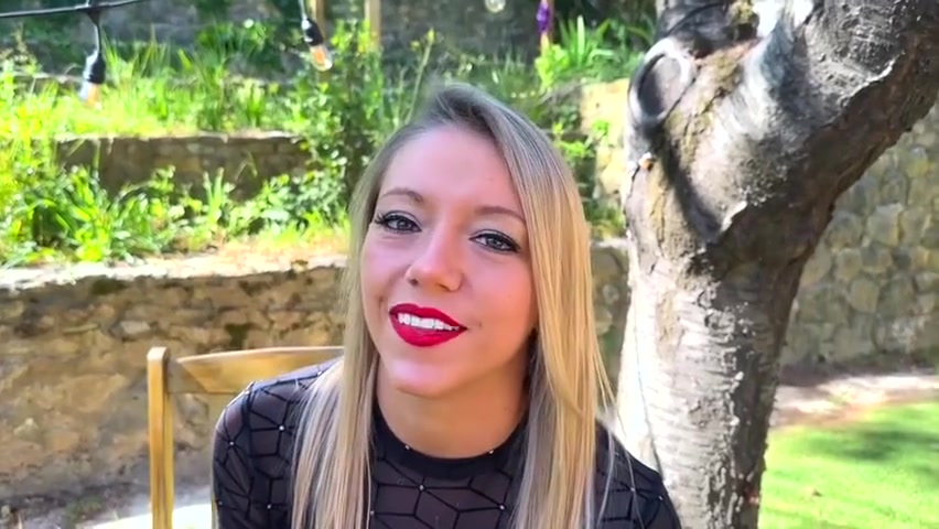 Beautiful Ashley Swallows Her Husbands Cock
