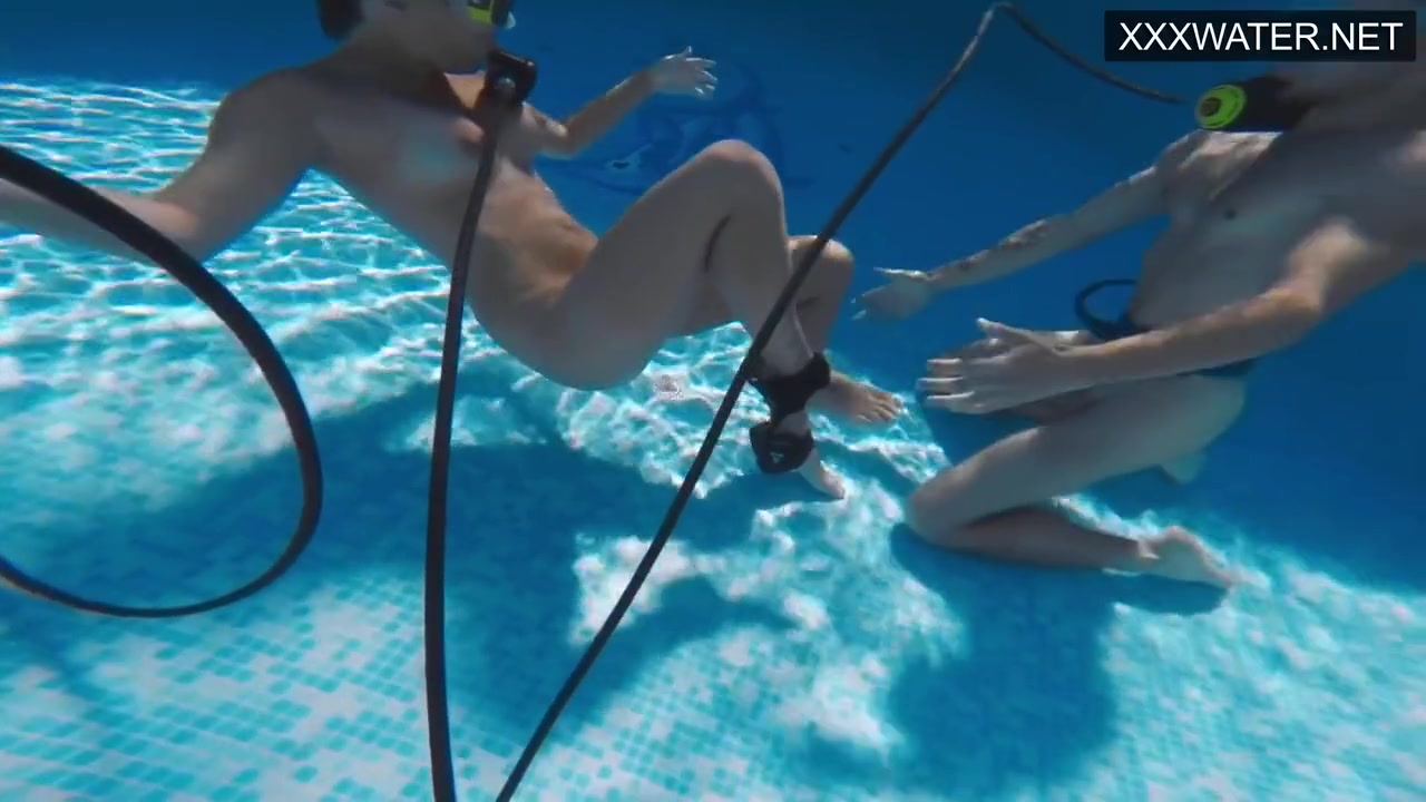 She Gives Up In Orgasms In The Swimming Pool With Big Cock