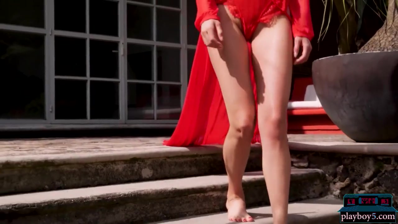Megan Blake In Hot Model Solo Softcore Porn Video Outdoor In A Garden